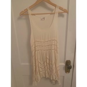 Free People - Voile and Lace Trapeze Slip XS